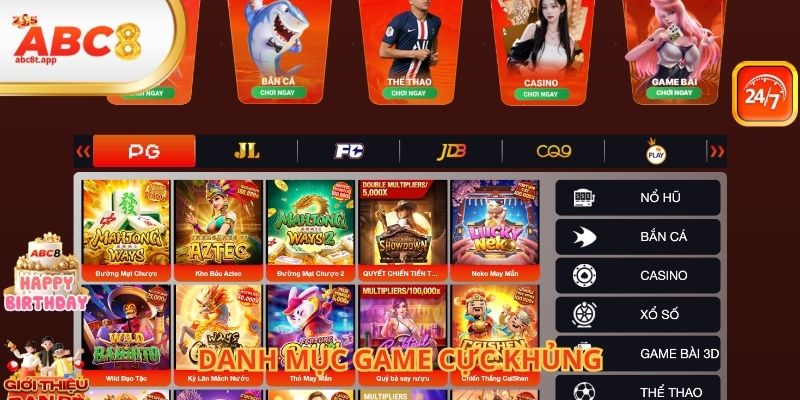 Vô vàng game hấp dẫn cho bạn tham gia